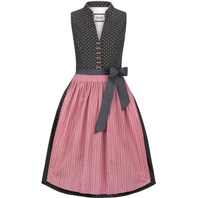 Heimatgwand Damen Dirndl Hannah Kleid Für Besondere Anlässe, Dunkelgrau, 36 EU Heimatgwand Damen Dirndl Hannah Kleid Für Besondere Anlässe, Dunkelgrau, 36 EU