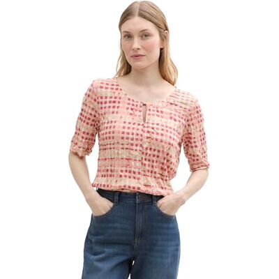 TOM TAILOR Basic T-Shirt aus Bio-Baumwolle, Dark Denim Blue, L TOM TAILOR Basic T-Shirt aus Bio-Baumwolle, Dark Denim Blue, L