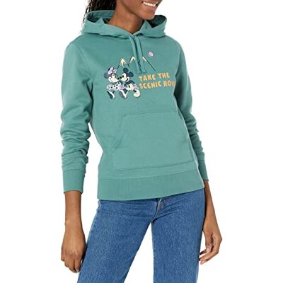Amazon Disney Marvel Star Wars Princess Damen Fleece-Kapuzenpulli (in Übergröße erhältlich), Mickey Scenic Route, M Amazon Disney Marvel Star Wars Princess Damen Fleece-Kapuzenpulli (in Übergröße erhältlich), Mickey Scenic Route, M