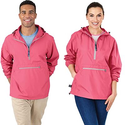Charles River Apparel Charles River Pack-n-go Wind- und wasserabweisender Pullover (Reguläre/Extragroße Größen), Koralle, S Charles River Apparel Charles River Pack-n-go Wind- und wasserabweisender Pullover (Reguläre/Extragroße Größen), Koralle, S