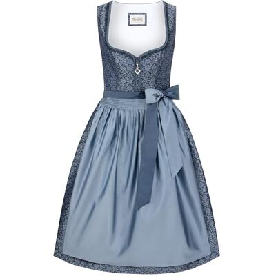 Heimatgwand Damen Dirndl Merrit Kleid Für Besondere Anlässe, Blau, 48 EU Heimatgwand Damen Dirndl Merrit Kleid Für Besondere Anlässe, Blau, 48 EU