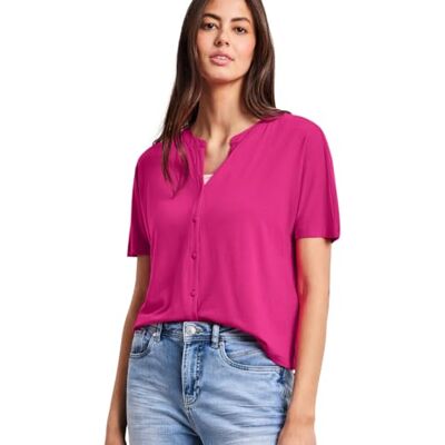 Street One Dropped Shoulder Shirt im Tunika-Look Magenta Dream 40 Street One Dropped Shoulder Shirt im Tunika-Look Magenta Dream 40
