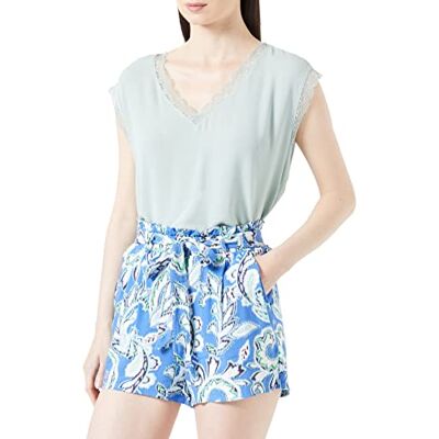 ONLY Damen Onlnova Life Milla Shorts AOP Ptm, Dazzling Blue/AOP:440 Soft Boho, XXS ONLY Damen Onlnova Life Milla Shorts AOP Ptm, Dazzling Blue/AOP:440 Soft Boho, XXS