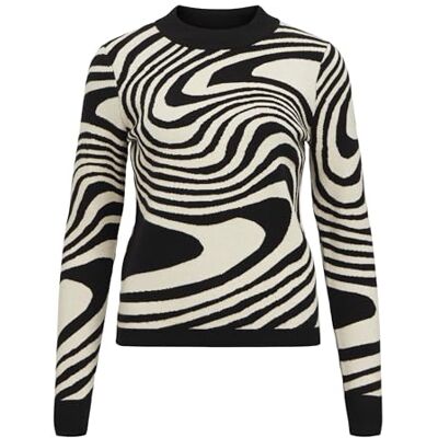 OBJECT COLLECTORS ITEM OBJRAY L/S Knit Pullover AOP NOOS OBJECT COLLECTORS ITEM OBJRAY L/S Knit Pullover AOP NOOS
