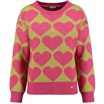 KEY LARGO Damen Beat Round Pullover, pink (1321), Medium KEY LARGO Damen Beat Round Pullover, pink (1321), Medium