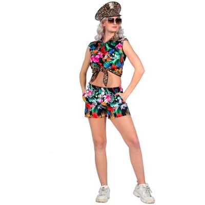 WILBERS & WILBERS 2-teilig mit Crop-Top und Shorts, Party Outfit Damen, Karneval WILBERS & WILBERS 2-teilig mit Crop-Top und Shorts, Party Outfit Damen, Karneval