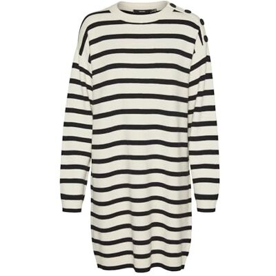 VERO MODA VMSABA LS O-Neck Button Dress GA NOOS VERO MODA VMSABA LS O-Neck Button Dress GA NOOS