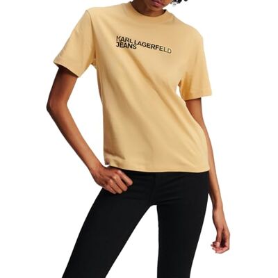 KARL LAGERFELD JEANS Regular Short Sleeves Essential Tee, Croissant, S KARL LAGERFELD JEANS Regular Short Sleeves Essential Tee, Croissant, S