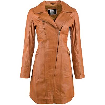 URBAN 5884 Damen Janice Frauen elegante Mantel 107, Braun, L EU URBAN 5884 Damen Janice Frauen elegante Mantel 107, Braun, L EU