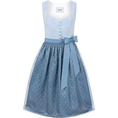 Heimatgwand Damen Dirndl Daniela Kleid Für Besondere Anlässe, Hellblau, 42 EU Heimatgwand Damen Dirndl Daniela Kleid Für Besondere Anlässe, Hellblau, 42 EU