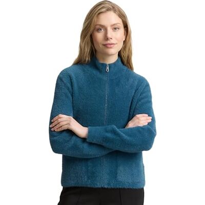 TOM TAILOR Damen 1048317 Cardigan Strickjacke, 13183-Dark Petrol, S TOM TAILOR Damen 1048317 Cardigan Strickjacke, 13183-Dark Petrol, S