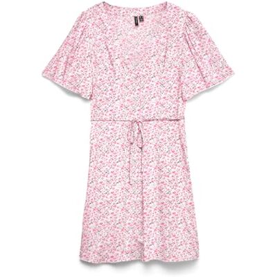 VERO MODA Vmalba Ss Short Dress WVN Noos VERO MODA Vmalba Ss Short Dress WVN Noos