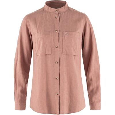 Fjällräven Damen Övik Hemp LS Hemd, Dusty Rose, XL Fjällräven Damen Övik Hemp LS Hemd, Dusty Rose, XL