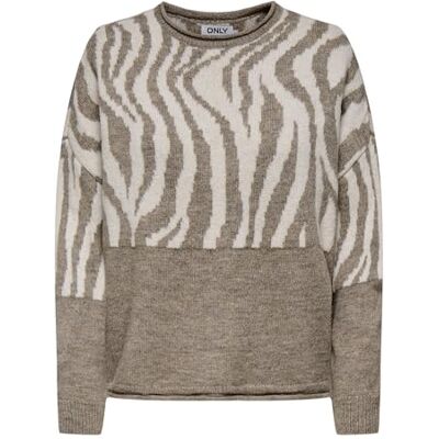 ONLY Onljade Animal Ls O-Neck KNT Noos ONLY Onljade Animal Ls O-Neck KNT Noos