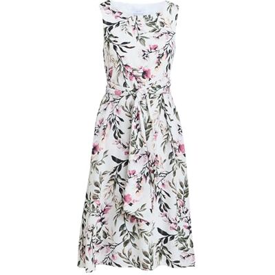 Gina Bacconi Damen Floral Printed Dress Cocktailkleid, Multi, 34 Gina Bacconi Damen Floral Printed Dress Cocktailkleid, Multi, 34