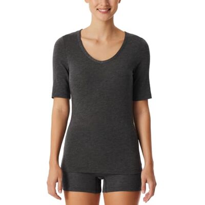 Schiesser Damen T-Shirt Kurzarm Unterhemd Premium Warming Schiesser Damen T-Shirt Kurzarm Unterhemd Premium Warming