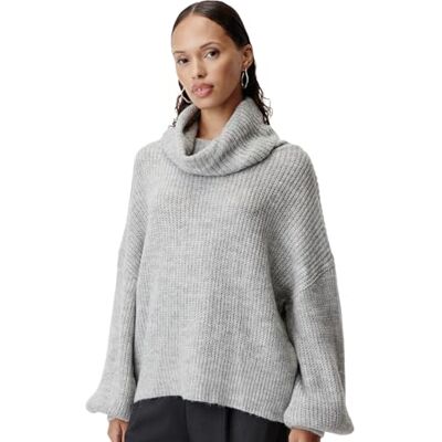 LeGer by Lena Gercke LeGer Jarine Jumper Strickpullover Damen mit Lockerem Rollkragen Oversized-Passform Pullover im Grobstrick Mode für Damen by Lena Gercke Gr. 34-117 LeGer by Lena Gercke LeGer Jarine Jumper Strickpullover Damen mit Lockerem Rollkragen Oversized-Passform Pullover im Grobstrick Mode für Damen by Lena Gercke Gr. 34-117