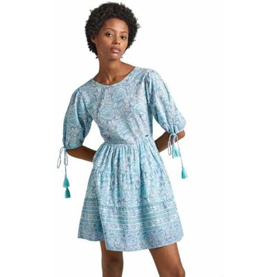 Pepe Jeans Damen Margot Kleid, Blau (Wave Blue), L Pepe Jeans Damen Margot Kleid, Blau (Wave Blue), L