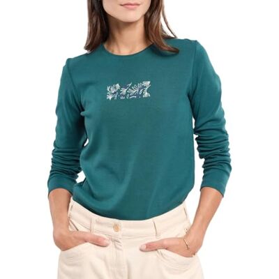 Armor lux T-Shirt Damen Langarm, Sacha, aus Baumwolle, Taillierter Schnitt Armor lux T-Shirt Damen Langarm, Sacha, aus Baumwolle, Taillierter Schnitt