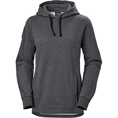 Helly Hansen Damen W Arctic Ocean Hoodie, Ebenholz-Melange, XS Helly Hansen Damen W Arctic Ocean Hoodie, Ebenholz-Melange, XS
