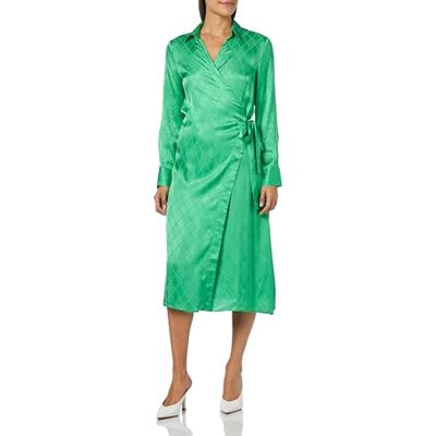 Replay Damen Kleid Langarm Tailliert, Sport Green 733 (Grün), XXS Replay Damen Kleid Langarm Tailliert, Sport Green 733 (Grün), XXS
