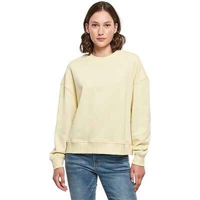 Build Your Brand Damen Sweatshirt Ladies Oversized Crewneck softyellow XXL Build Your Brand Damen Sweatshirt Ladies Oversized Crewneck softyellow XXL