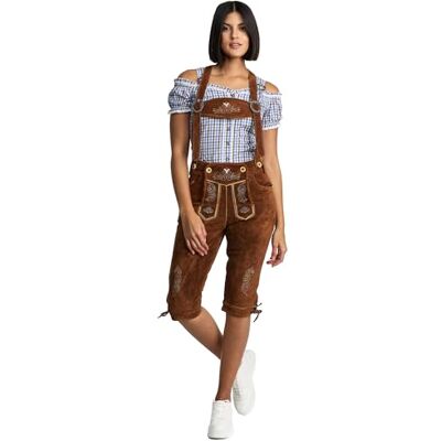 Steigenhöfer Manufaktur Steigenhöfer Lederhose Damen Tracht Shorts Kniebund 100% Rindsleder Clara Traditionelle Kurze Hose für Frauen Inklusive verstellbaren Trägern Dirndl Alternative Steigenhöfer Manufaktur Steigenhöfer Lederhose Damen Tracht Shorts Kniebund 100% Rindsleder Clara Traditionelle Kurze Hose für Frauen Inklusive verstellbaren Trägern Dirndl Alternative