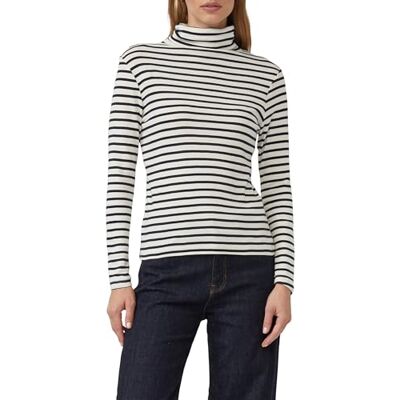 S. Oliver Gestreiftes Longsleeve im Slim Fit mit Rollkragen S. Oliver Gestreiftes Longsleeve im Slim Fit mit Rollkragen