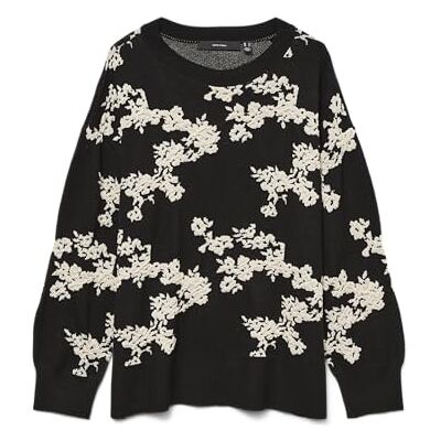 VERO MODA Vmnancy Ls O-Neck Long Pullover Boo Rep VERO MODA Vmnancy Ls O-Neck Long Pullover Boo Rep