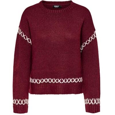 ONLY Onlamanda Life Ls O-Neck Detail KNT Noos ONLY Onlamanda Life Ls O-Neck Detail KNT Noos