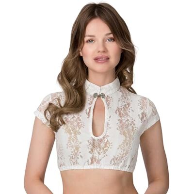 Stockerpoint Damen Carole Dirndlbluse, Creme, 40 Stockerpoint Damen Carole Dirndlbluse, Creme, 40