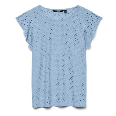 VERO MODA Vmtassa Sl Frill Top Noos VERO MODA Vmtassa Sl Frill Top Noos