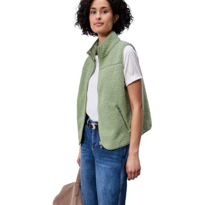 Street One Weste aus Teddy-Material mit Zipper Bright Pistachio 44 Street One Weste aus Teddy-Material mit Zipper Bright Pistachio 44
