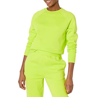 Amazon Damen Langärmliges Sweatshirt Mit Rundhalsausschnitt Und lockerer Passform (In Übergröße Erhältlich), Lindgrün, XS Amazon Damen Langärmliges Sweatshirt Mit Rundhalsausschnitt Und lockerer Passform (In Übergröße Erhältlich), Lindgrün, XS