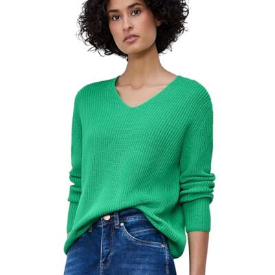 Street One Pullover in Unifarbe Arcadia Green 36 Street One Pullover in Unifarbe Arcadia Green 36