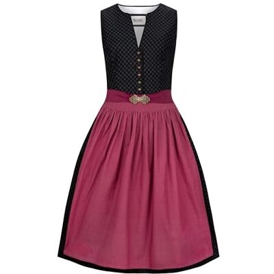 Heimatgwand Damen Dirndl Luana Kleid Für Besondere Anlässe, Schwarz, 38 EU Heimatgwand Damen Dirndl Luana Kleid Für Besondere Anlässe, Schwarz, 38 EU