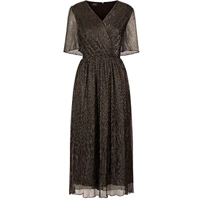 ApartFashion APART Minikleider mit schwarzer Metallicfarbe ApartFashion APART Minikleider mit schwarzer Metallicfarbe