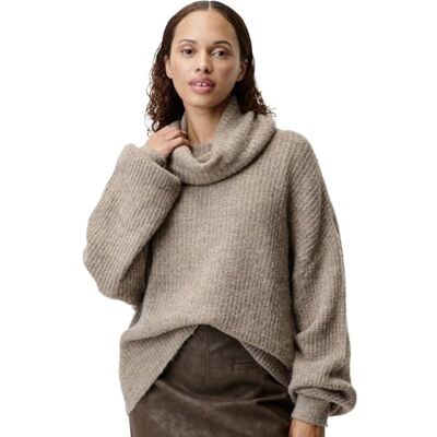 LeGer by Lena Gercke LeGer Jarine Jumper Strickpullover Damen mit Lockerem Rollkragen Oversized-Passform Pullover im Grobstrick Mode für Damen by Lena Gercke Gr. 34-127 LeGer by Lena Gercke LeGer Jarine Jumper Strickpullover Damen mit Lockerem Rollkragen Oversized-Passform Pullover im Grobstrick Mode für Damen by Lena Gercke Gr. 34-127