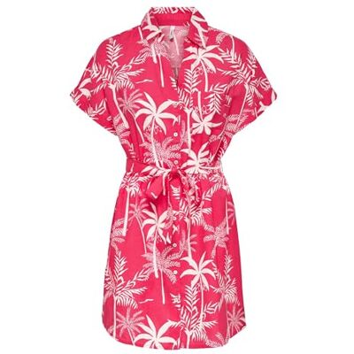 ONLY Onljakiri Linen S/S Shirt Dress WVN ONLY Onljakiri Linen S/S Shirt Dress WVN