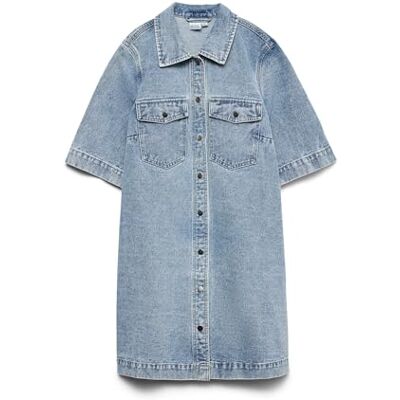 VERO MODA Female Jeanskleid VMFENJA Kurzes Kleid VERO MODA Female Jeanskleid VMFENJA Kurzes Kleid