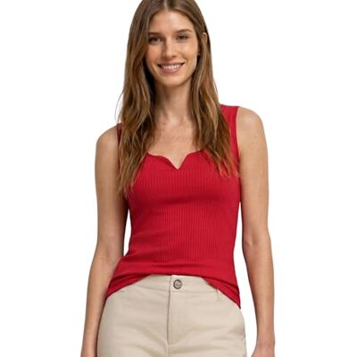 Street One Top mit Herzausschnitt Salsa red 40 Street One Top mit Herzausschnitt Salsa red 40