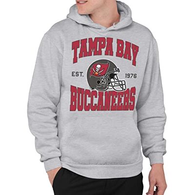 Junk Food NFL Tampa Bay Buccaneers Team Helmet Unisex Adult Pullover Fleece Hoodie for Men and Women Size X-Large Junk Food NFL Tampa Bay Buccaneers Team Helmet Unisex Adult Pullover Fleece Hoodie for Men and Women Size X-Large
