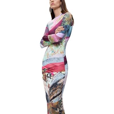 Desigual Vest_Helsinki Kleid für Damen, Material:, Medium Desigual Vest_Helsinki Kleid für Damen, Material:, Medium