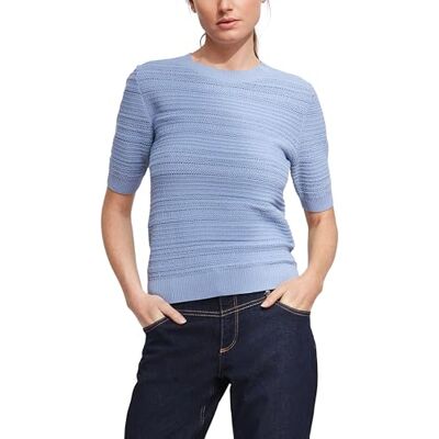 Comma Damen Pullover Pullover, 5336 blau, 34 Comma Damen Pullover Pullover, 5336 blau, 34