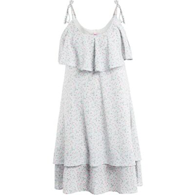 myMo Damen Kleid mit Volant 12522866-MY01, HELLBLAU, S myMo Damen Kleid mit Volant 12522866-MY01, HELLBLAU, S