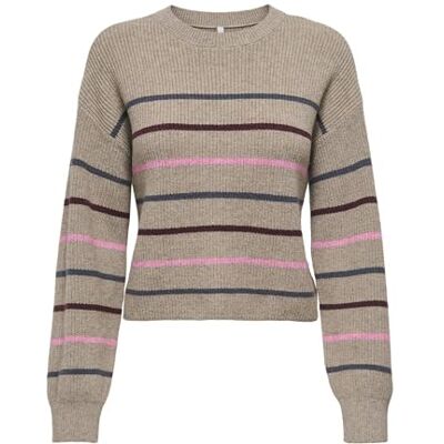 ONLY Onlibi Ls Stripe O-Neck Cc KNT ONLY Onlibi Ls Stripe O-Neck Cc KNT