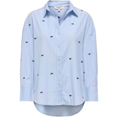 ONLY Onloregon Zeidi Ls Bow Shirt Noos WVN ONLY Onloregon Zeidi Ls Bow Shirt Noos WVN