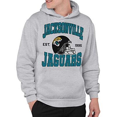 Junk Food NFL Jacksonville Jaguars Team Helmet Unisex Adult Pullover Fleece Hoodie for Men and Women Size Large Junk Food NFL Jacksonville Jaguars Team Helmet Unisex Adult Pullover Fleece Hoodie for Men and Women Size Large