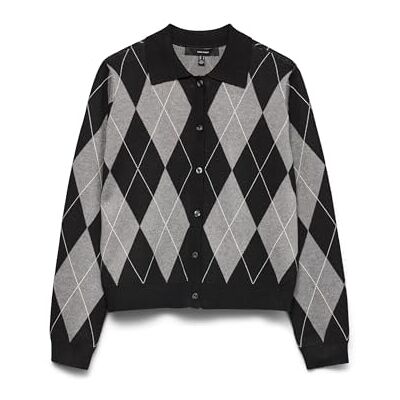 VERO MODA Vmmilano Ls Poloneck Cardigan VIP VERO MODA Vmmilano Ls Poloneck Cardigan VIP