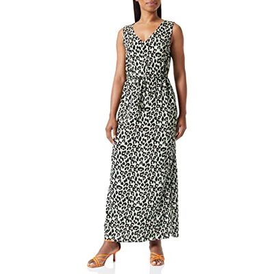 VERO MODA Damen Vmeasy Sl Tank Dress R1 WVN Ga Maxikleid, Reseda/AOP:dina, S EU VERO MODA Damen Vmeasy Sl Tank Dress R1 WVN Ga Maxikleid, Reseda/AOP:dina, S EU